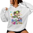 Frosch Geburtstag Prinzessin Mädchen It's My Birthday Frosch Kapuzenpullover für Damen