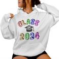 Class Of 2024 Graduation 12Th Grade Senior Last Day Women Hoodie