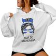 Hija De Nicaragua Orgullo Nicaragua Niña Orgullo Cuello Sudadera con capucha para mujer