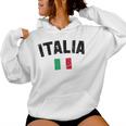 Italia Bandera Hombres Es Niños Italia Sudadera con capucha para mujer