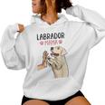 Labrador Mama Perros Es Día De La Madre Es Sudadera con capucha para mujer
