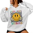 Last Day Of School Fifth Grade Vibes 5Th Grade Retro Women Hoodie