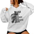 Man Of God Husband Dad Protector Hero Christian Father's Day Women Hoodie