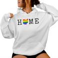 Ohio Rainbow Pride Home State Map Women Hoodie