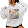 School Last Day Of 5Th Grade Groovy Peace Out Fifth Grade Women Hoodie