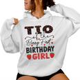 Tio Of The Berry First Birthday Girl Sweet Strawberry Bday Women Hoodie