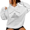 Uplifting Positive Message 'Travel Is Fatal To Prejudice' Women Hoodie