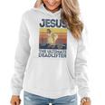 Vintage Jesus The Ultimate Deadlifter Christian Gym Women Hoodie