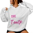 Women's Party Girls Ich Bin Die Ich Geb Mir Die Kante Kapuzenpullover für Damen