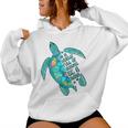 In A World Full Of Grandmas Be A Nana Sea Turtle Women Hoodie