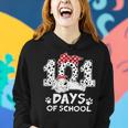 100 Days Of School Dalmatian Dog Girl 100 Days Smarter Women Hoodie Gifts for Her