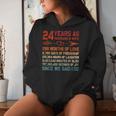 24 Years As Husband & Wife 24Th Anniversary For Couple Women Hoodie Gifts for Her