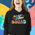 3K Squad Teacher Twos Threes Crew Prek Elementary Women Hoodie Gifts for Her