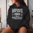 61Th Birthday 1963 For & Cool 61 Years Old Vintage Women Hoodie Gifts for Her