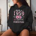 65 Year Old Made In 1959 Floral 65Th Birthday Women Women Hoodie Gifts for Her
