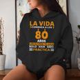 80 Cumpleaños Hombres Es 80 Años Nacidos En 1944 Sudadera con capucha para mujer Regalos para ella