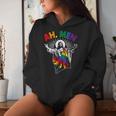 Ah Lgbt Gay Pride Jesus Rainbow Flag Women Hoodie Gifts for Her