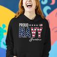 American Flag Proud Navy Grandma Women Hoodie Gifts for Her