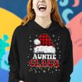 Auntie Claus Santa Claus Matching Family Pajamas Women Hoodie Gifts for Her