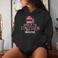 Awesome Concession Stand Queen For Concessions Stand Workers Women Hoodie Gifts for Her