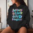 Awesome Like My Daughter Mommy Groovy Graphic Mother's Day Women Hoodie Gifts for Her