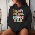 In My Ball Mom Era Retro Groovy Tball Mom Tball Mama Cute Women Hoodie Gifts for Her