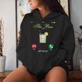 Bar Is Calling Mobile Call Wine Day Drinking Women Hoodie Gifts for Her
