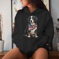 Berner Us Flag Bernese Mountain Dog Owner Mom Dad Women Women Hoodie Gifts for Her