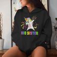 Big Sister Unicorn Dab Dance Women Hoodie Gifts for Her