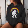 Bigfoot Graffiti Rainbow Sasquatch Tagger Women Hoodie Gifts for Her