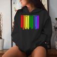 Binghamton New York Lgbtq Gay Pride Rainbow Skyline Women Hoodie Gifts for Her