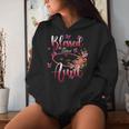 Blessed To Be Called Aunt Cute Flower Happy Women Hoodie Gifts for Her