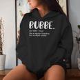 Bubbe For Mother's Day Idea For Grandma Bubbe Women Hoodie Gifts for Her