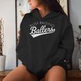 Busy Raising Ballers Baseball Mom & Parent Sports Women Hoodie Gifts for Her