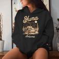 Camión Yuma Arizona Cactus Recuerdo Del Desierto Sudadera con capucha para mujer Regalos para ella