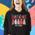 Caring For The Cutest Sweethearts Nicu Nurse Valentines Day Women Hoodie Gifts for Her