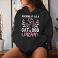Cat And Dog Mom Fur Mama Mother's Day Women Hoodie Gifts for Her