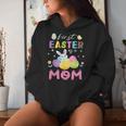 Chick Bunny Flowers Happy First Easter Day As A Mom Mother Women Hoodie Gifts for Her