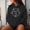Christian Daughter Of A King Floral Wreath Bible Quote Women Hoodie Gifts for Her