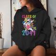 Class Of 2041 Girls Dabbing Unicorn Grow With Me Women Hoodie Gifts for Her
