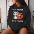 Cute Kawaii Red Panda Less People More Pandas Women Hoodie Gifts for Her