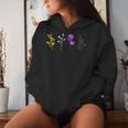Cute Non-Binary Flowers Lgbtq Pride Floral Lgbt Nonbinary Women Hoodie Gifts for Her