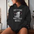 Cute Wolf For Girls Just A Girl Who Loves Wolves Women Hoodie Gifts for Her