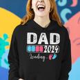 Dad 2024 Loading A Girl Or A Boy Baby Pregnancy Announcement Women Hoodie Gifts for Her