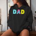 Dad Little Gymnast Girl Birthday Gymnastics Themed Party Women Hoodie Gifts for Her