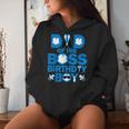 Dad And Mom Of The Boss Birthday Boy Baby Family Party Decor Women Hoodie Gifts for Her