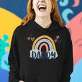 Daddy Boho Rainbow Birthday Matching Dad Daughter Cute Women Hoodie Gifts for Her