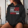 Danke Mama Und Papa Dass Ich Kein Wessi Bin Kapuzenpullover für Damen Geschenke für Sie