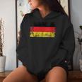 Distressed German Banner Fan Germany Flag Retro Vintage Women Hoodie Gifts for Her