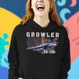 Ea-18G Growler Electronic Warfare Aircraft Military Aviation Women Hoodie Gifts for Her
